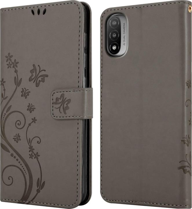 Actual product image Cadorabo Flower Book cover (Motorola E30, Motorola Moto E20, Motorola Moto E40)
