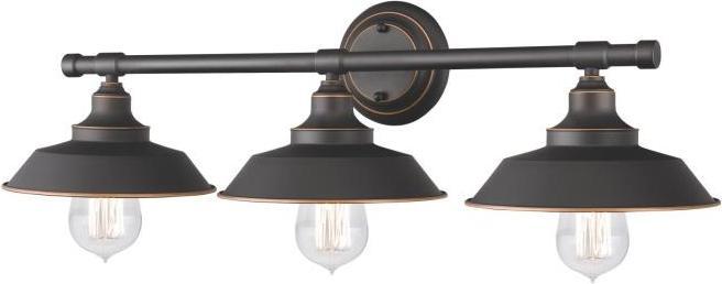 Image du produit Westinghouse Applique murale Iron Hill bronze huilé triple foyer (E27)