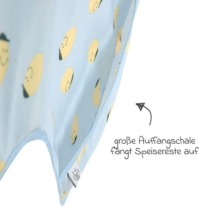 Produktbild Lässig Ärmellätzchen mit Auffangschutz 2er Pack Happy Fruits Lemon (6 Monate)