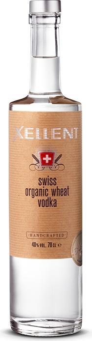 Produktbild Xellent Organic Wheat Vodka schweizer Bio Vodka (1 x 70 cl)