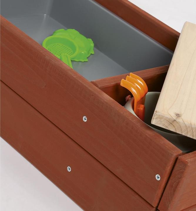Produktbild Pinolino Sandkasten „Hedda”, rot/natur