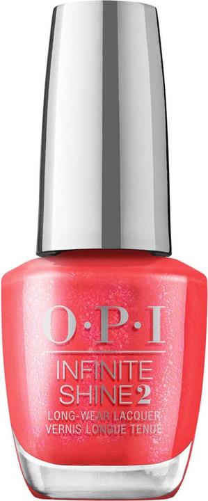 OPI Infinite Shine ME Myself and Left Your T. (Left Your Texts On Red, Farblack)
