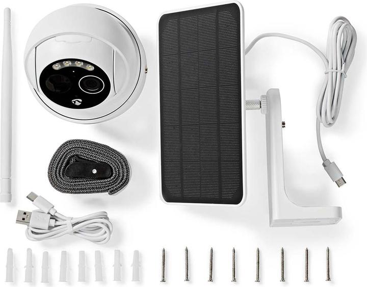 Produktbild Nedis SmartLife Aussenkamera | Wi-Fi | Full HD 1080p | Pan tilt | IP65 | Max. Batterie-Lebensdauer: 5 (1920 x 1080 Pixels)