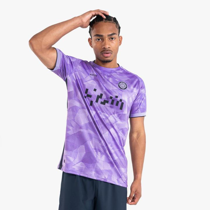 Image du produit Kipsta Maillot de Football Femme/Homme manches courtes - Viralto II Parma bleu/violet (L)