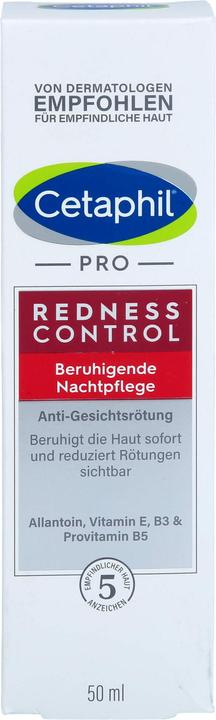 Immagine prodotto Cetaphil Pro RednessControl Trattamento Notte Lenitivo, 50 ml Crema (50 ml, Crema notte)