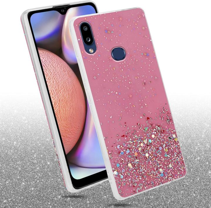 Image du produit Cadorabo Couverture TPU paillettes scintillantes (Samsung Galaxy A10s, Samsung Galaxy M01s)