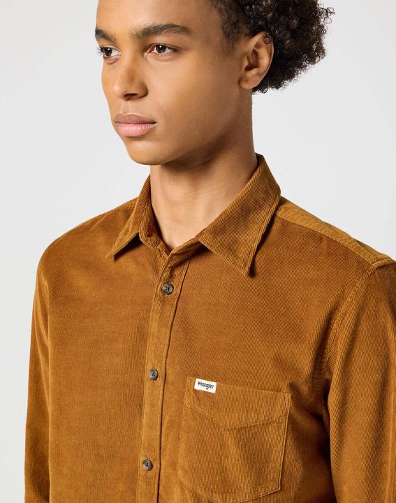 Produktbild Wrangler Langarmhemd One Pocket Corduroy Shirt (S)