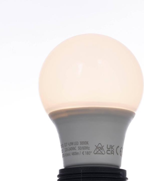 Produktbild Arcchio LED-Lampe E27 A60 4,9W 3.000K opal (E27, 4.90 W, 470 lm, 1 x, F)