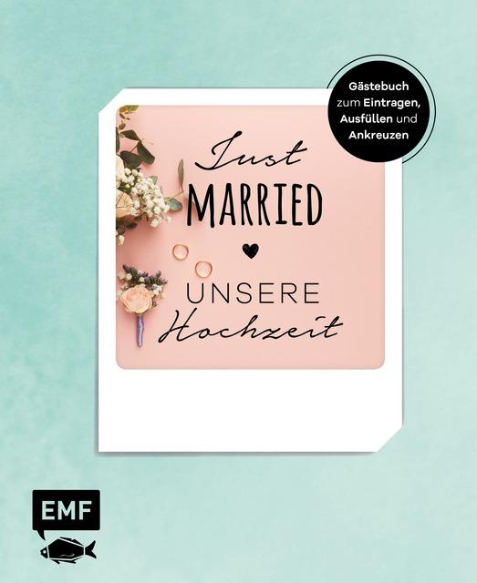 Image du produit Just married - Notre mariage : Livre d'or à noter, à remplir et à cocher (Allemand, 2019)
