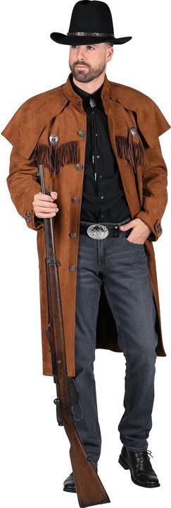 Actual product image Thetru Men's Coat Western, brown (M)