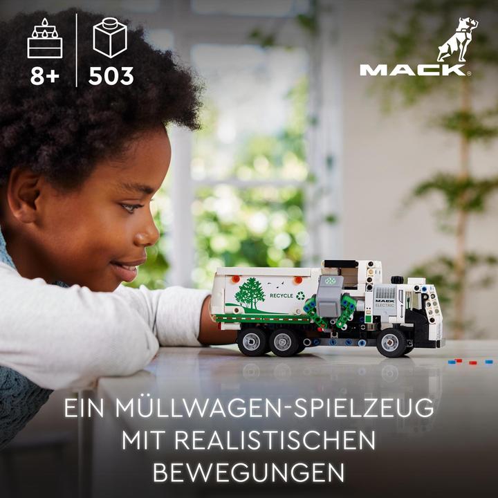 Produktbild LEGO Mack LR Electric Müllwagen (42167, LEGO Technic)