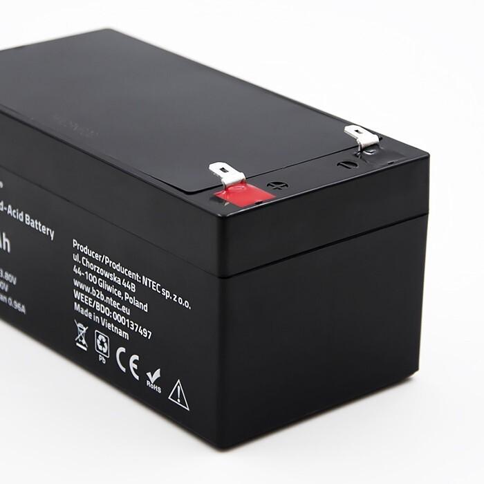 Actual product image Qoltec AGM 53065 (12 V, 3.30 Ah)