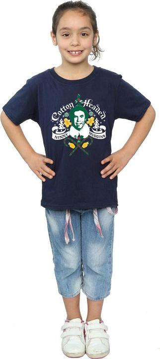 Actual product image Elf Girls Cotton Headed Ninny Muggins Cotton T-Shirt (116)