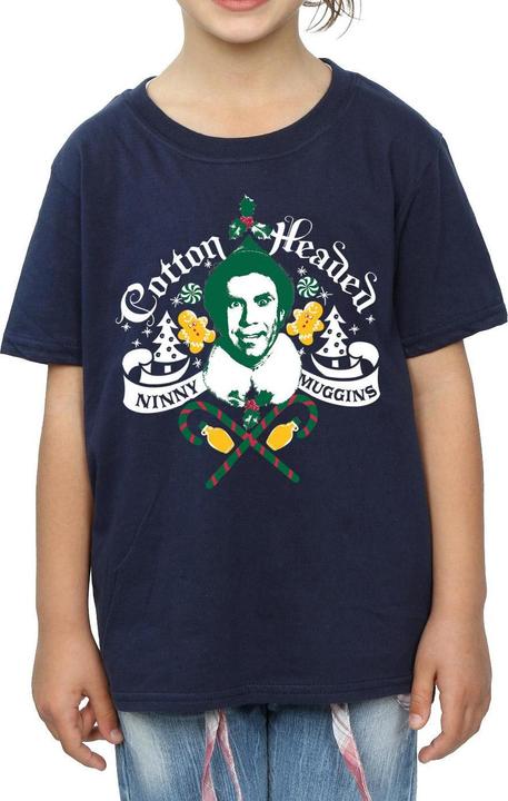 Actual product image Elf Girls Cotton Headed Ninny Muggins Cotton T-Shirt (116)