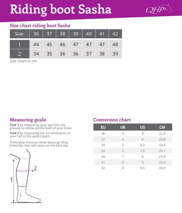 Image du produit Qhp Bottes d'équitation Sasha (42)