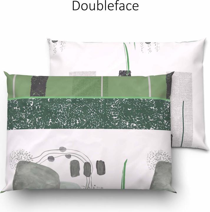Actual product image Lotus Bettwaren Bettwäsche Bambus Mariele grün (Pillowcase, 50 x 70 cm)