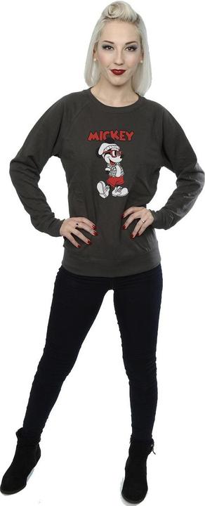 Actual product image Disney Womens/Ladies Mickey Mouse Hipster Sweatshirt (L)