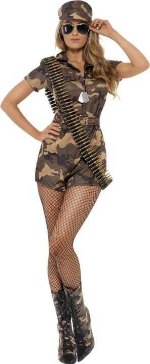 Image du produit Smiffys Costume sexy de fille d'armée (32, 33, 34)