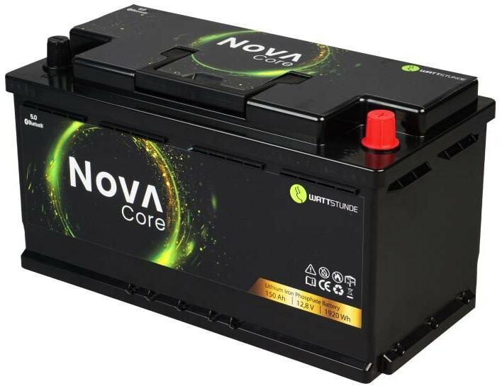 Wattstunde Batterie NOVA Core 150 Ah LiFePO4 (12.80 V, 150 Ah)