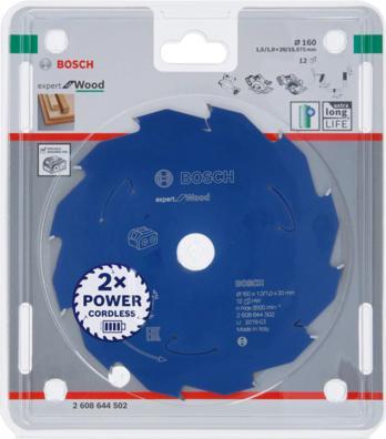 Immagine prodotto Bosch Professional Zubehör Lama circolare a batteria Expert per legno, 190 x 1,5/1 x 30, 48 denti