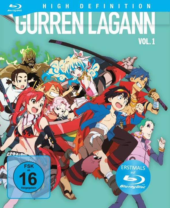 Actual product image Gurren Lagann - Vol.1 (BR) Min: 350/DD/WS 2Disc (Blu-ray, 2024, German, Japanese)