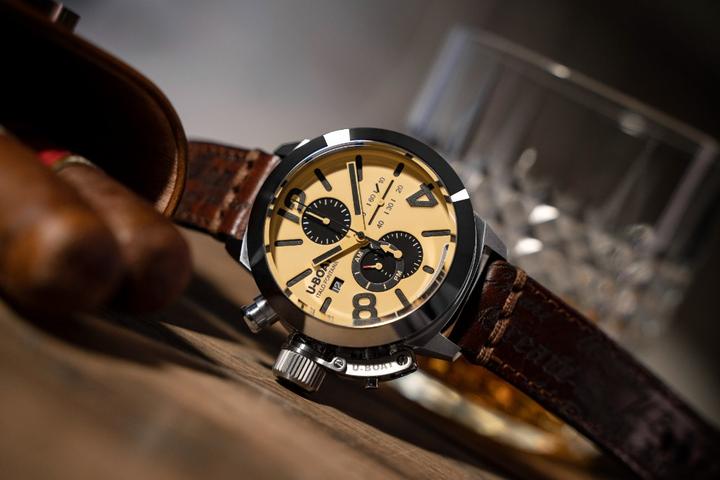 Image du produit U-Boat 9568 Classico 45 mm Tungsteno CAS 2 Montre homme 10ATM (Chronographe, 45 mm)