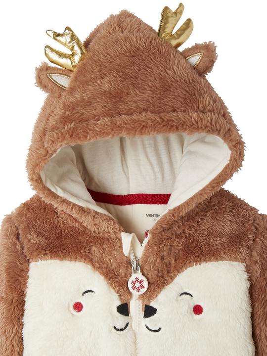 Immagine prodotto Vertbaudet Tuta di peluche natalizia per bambino, renna (98)