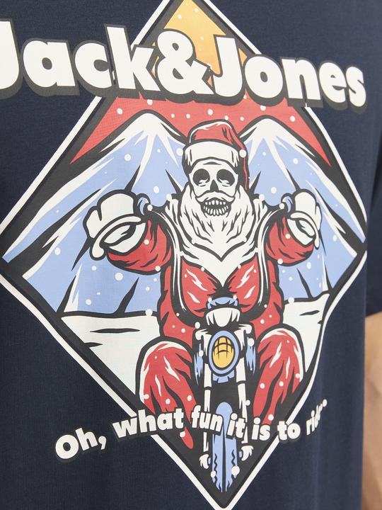 Actual product image Jack & Jones X-mas round neck T-shirt T-shirt (M)