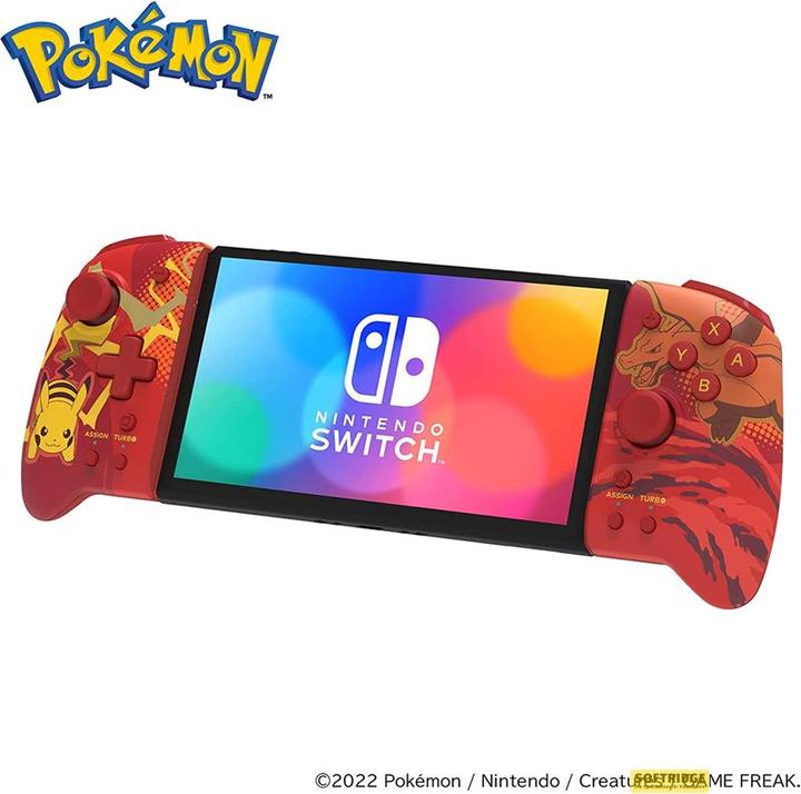 Productafbeelding HORI Split Pad Pro - Pikachu + Glurak (Switch OLED, Switch)