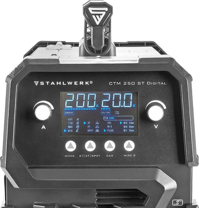Immagine prodotto Stahlwerk CTM-250 ST Saldatrice combinata digitale 5-in-1 con inverter da 200 A