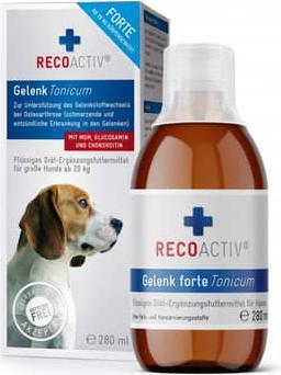 Immagine prodotto Recoactiv Integratore alimentare per cani Joint Forte Tonic, 1 x 280 ml (Adulto, Senior, 1 pz., 280 g)