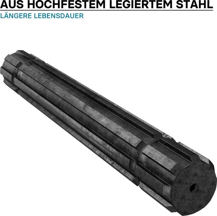 Produktbild Wiltec Zapfwellen Keilwelle GT2 300mm Vielkeilwelle für PTO-Shaft 8-32x38x6 Traktor (Rasentraktor, Traktorzubehör)