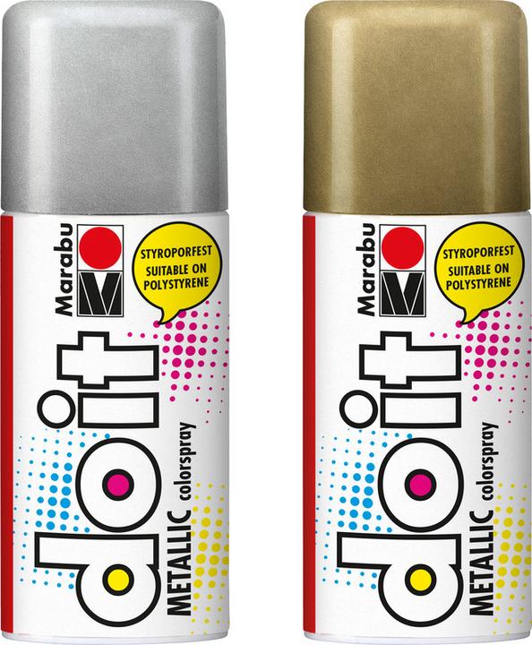 Actual product image Marabu Spray paint do it Metallic (Metallic Gold, 150 ml)