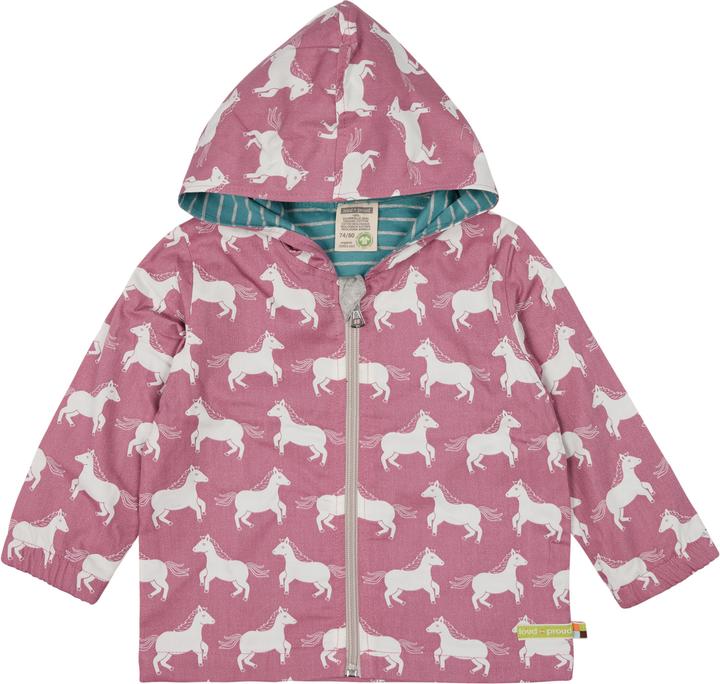 loud + proud Kinder Outdoorjacke Grape