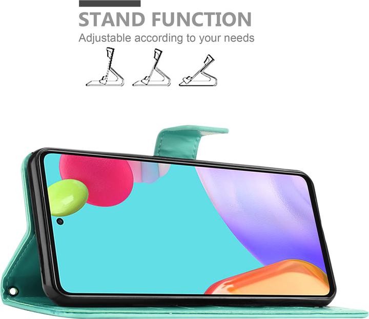 Image du produit Cadorabo Housse Flower Book (Samsung Galaxy A52, Samsung Galaxy A52s 5G, Samsung Galaxy A52 5G)