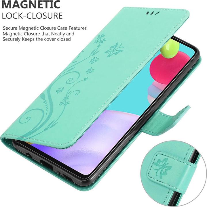 Image du produit Cadorabo Housse Flower Book (Samsung Galaxy A52, Samsung Galaxy A52s 5G, Samsung Galaxy A52 5G)