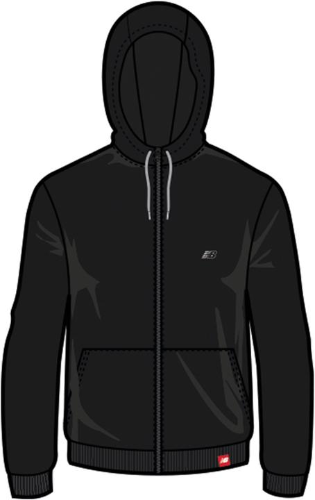 Immagine prodotto New Balance W NB Felpa con cappuccio con logo piccolo (S)