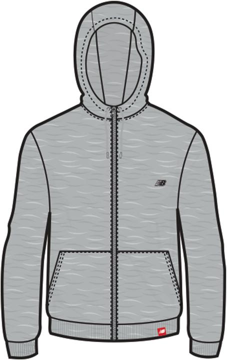Actual product image New Balance W NB Small Logo Zip Hoodie (M)