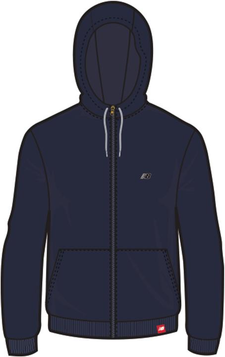 Immagine prodotto New Balance W NB Felpa con cappuccio con logo piccolo (L)