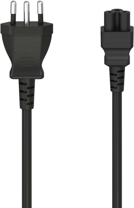 Produktbild Hama Netzkabel, Italienischer-Stecker - 3-pol.-Kupplung (Kleeblatt), 1,5 m (1.50 m)