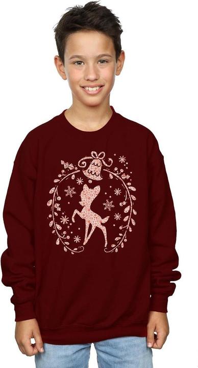 Actual product image Disney Boys Bambi Christmas Wreath Sweatshirt (152, 158)