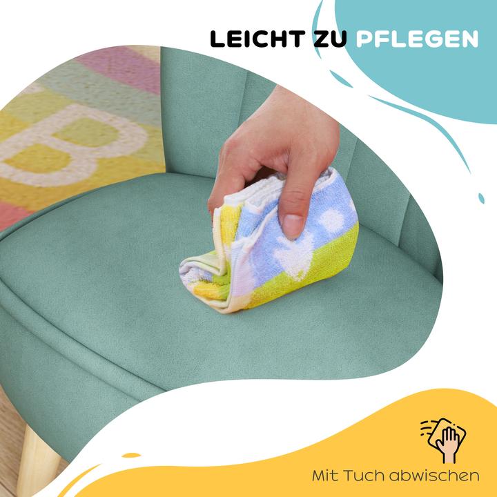 Immagine prodotto Aiyaplay Kinder Sofa Holz, Kunststoff Blau (Poltrona per bambini)