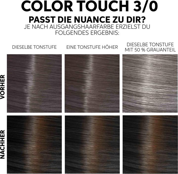 Image du produit Wella Kit Color Touch Fresh Up (3/0 Brun foncé)