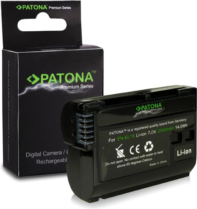 Actual product image Patona En-El15 (Rechargeable battery)