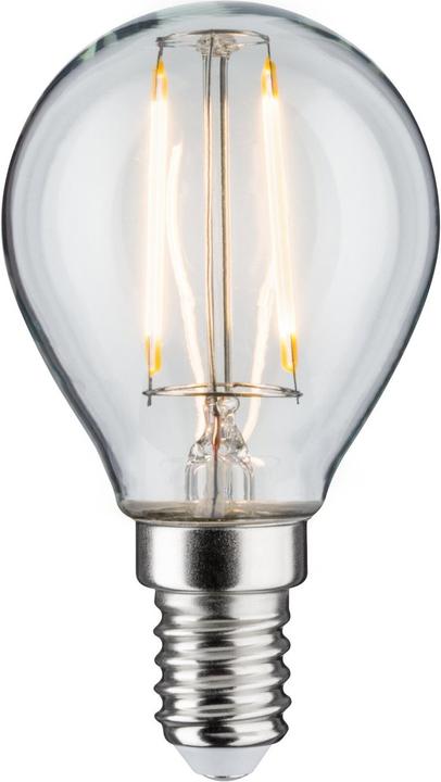 Productafbeelding Paulmann LED Druppel Filament Set van 2 E14 (E14, 2.70 W, 250 lm, 2 x, F)