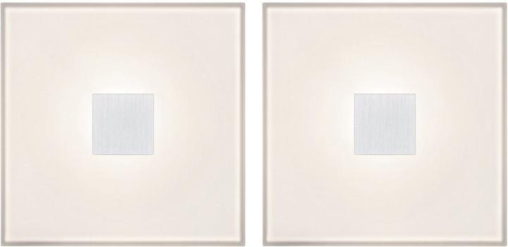 Immagine prodotto Paulmann Set base di piastrelle quadrate LumiTiles (Bianco caldo, 1 cm, Interno)