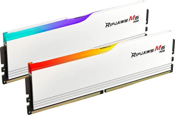 Productafbeelding G.Skill DDR5 32GB PC 6000 CL32 (2x16GB) 32-M5 RGB RM5RW (2 x 16GB, 6000 MHz, DDR5 RAM, DIMM 288 pin)