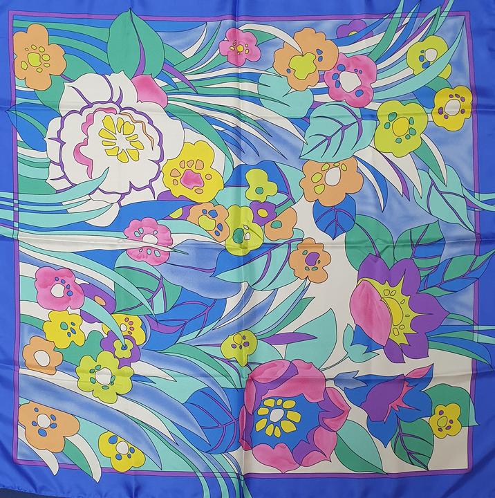 Produktbild L'Officiel Foulard seta 90X90 colore celeste-blu