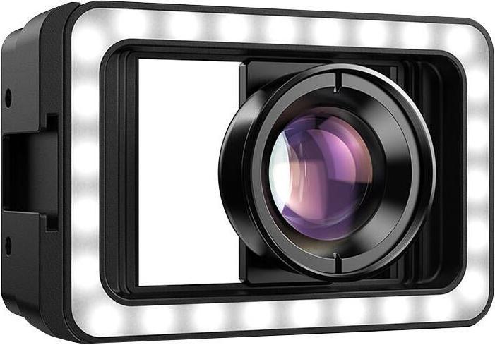 Actual product image Apexel Mobile lens APL-HB100FL23 100mm macro with LED (black)