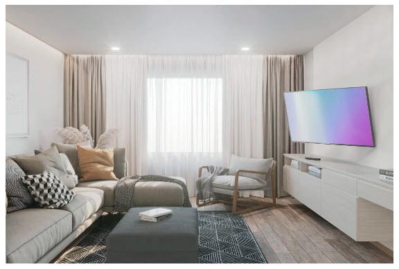 Produktbild Hama TV-Wandhalterung FULLMOTION, 400x400, 165 cm (65"), extra langer Arm, slim (Wand, 65", 50 kg)